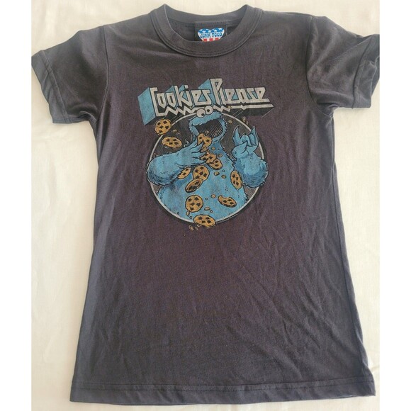 NEW Junk Food Cookie Monster “Cookies Please” T-Shirt Girls Youth Med. Vintage - Picture 1 of 10